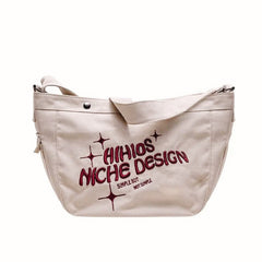 Embroidered Large Canvas Crossbody Bag, , women clothing, embroidered-large-canvas-crossbody-bag, , fairypeony