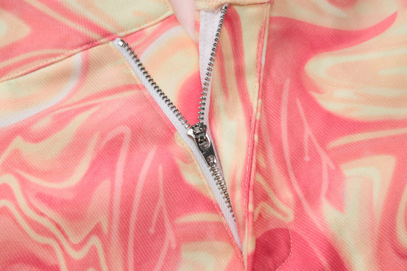 Printed Loose Casual Flare Pants, , women clothing, printed-loose-casual-flare-pants, , fairypeony