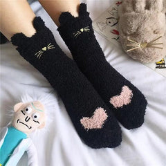 middle tube socks keep warm and thick, , women clothing, middle-tube-socks-keep-warm-and-thick, , fairypeony