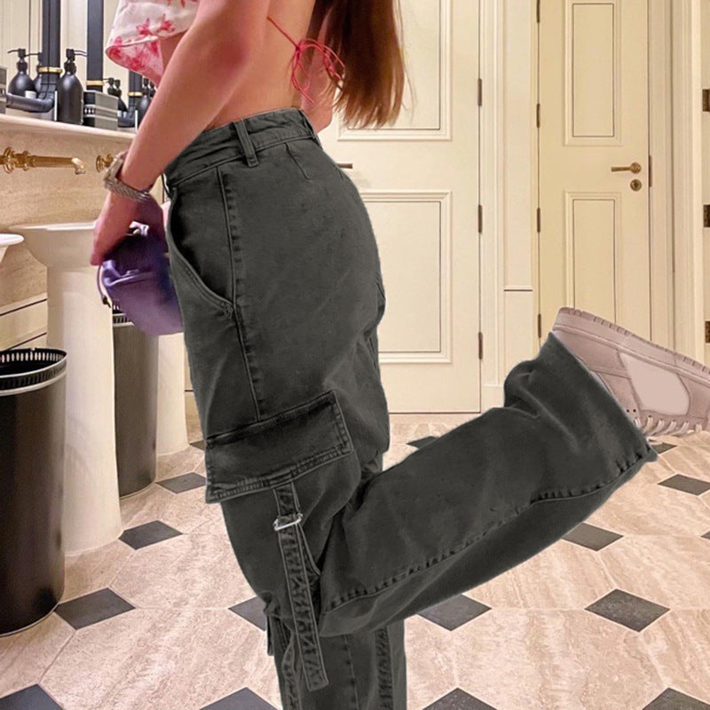 Size Friendly Y2K Cargo Pants - fairypeony