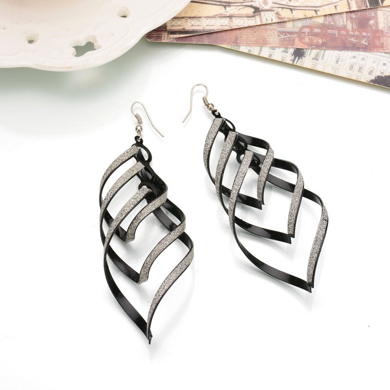 OL spiral earrings, , women clothing, ol-spiral-earrings, , fairypeony