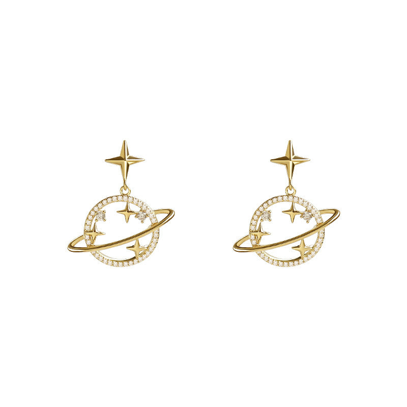 Universe Star Design Earrings, , women clothing, universe-star-design-earrings, , fairypeony