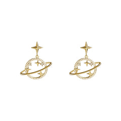Universe Star Design Earrings, , women clothing, universe-star-design-earrings, , fairypeony