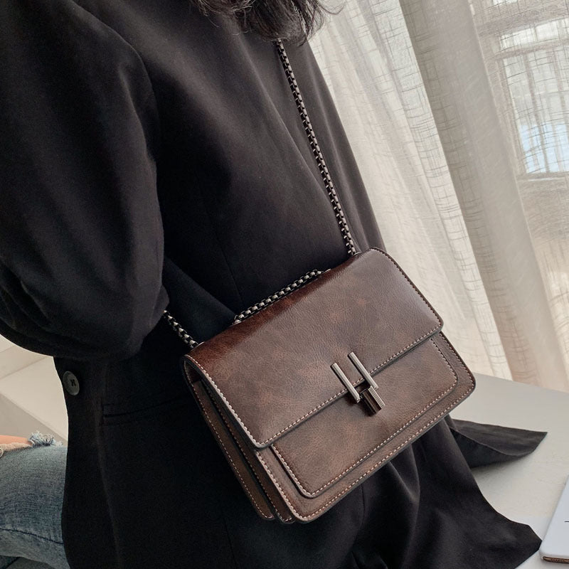 classic retro wild horizontal square handbag, , women clothing, classic-retro-wild-horizontal-square-handbag, , fairypeony