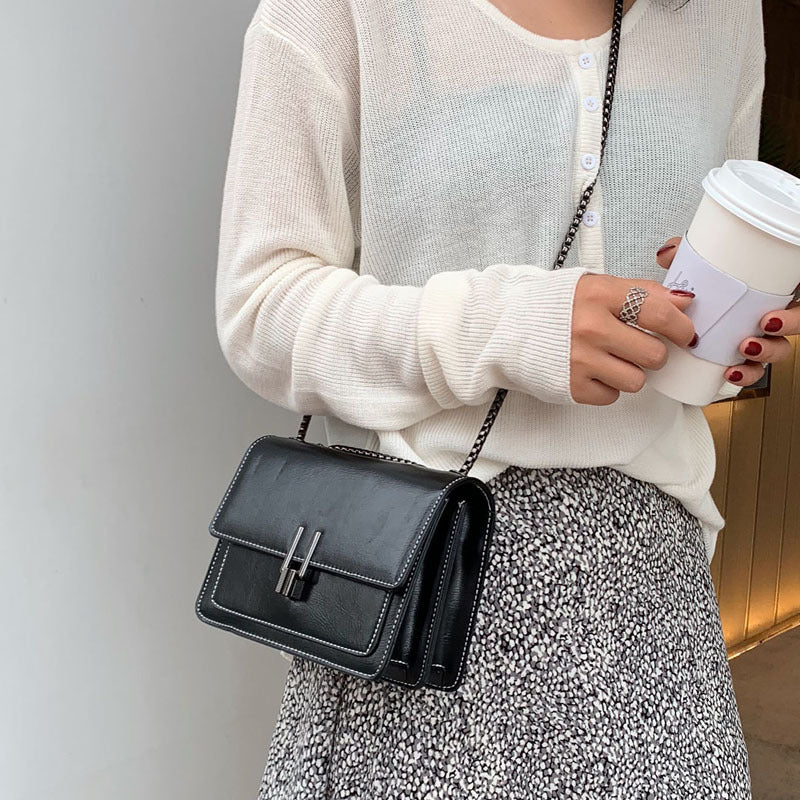 classic retro wild horizontal square handbag, , women clothing, classic-retro-wild-horizontal-square-handbag, , fairypeony