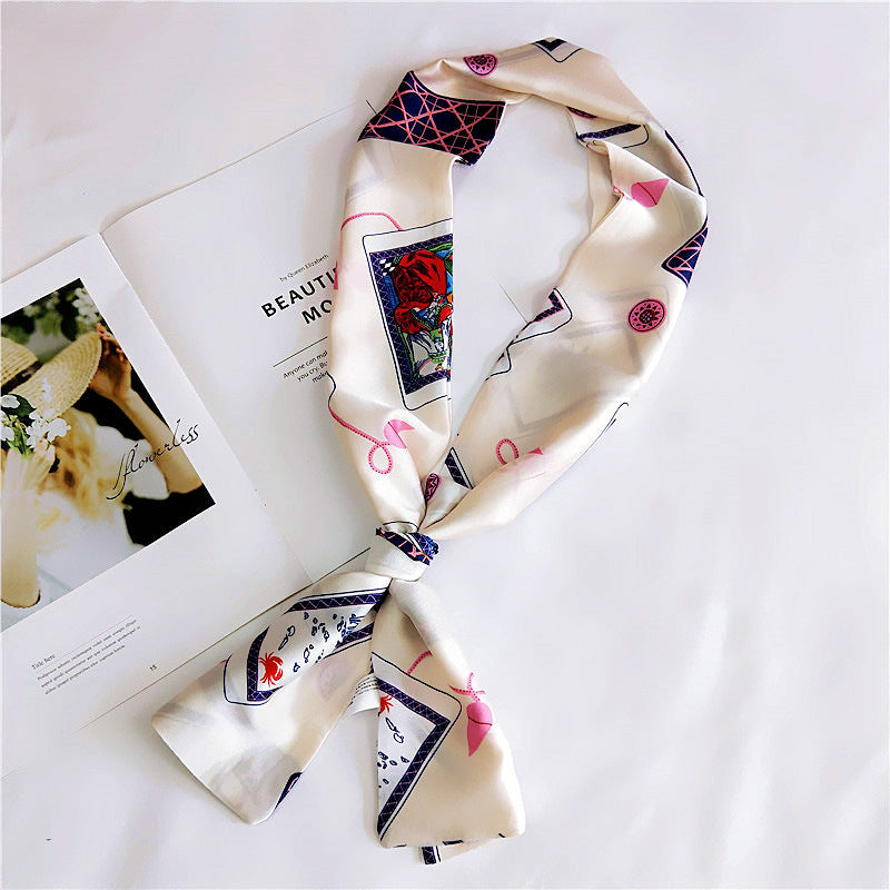 Long Women's Silk Scarf, , women clothing, long-womens-silk-scarf, , fairypeony