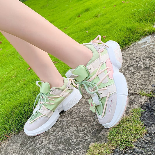 Korean Fashion Net Celebrity Platform Sneakers, , women clothing, korean-fashion-net-celebrity-platform-sneakers, , fairypeony