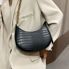 Simple One-shoulder Armpit Bag, , women clothing, simple-one-shoulder-armpit-bag, , fairypeony