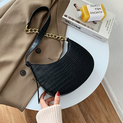 Simple One-shoulder Armpit Bag, , women clothing, simple-one-shoulder-armpit-bag, , fairypeony