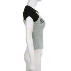 Logo Design Raglan Sleeve Crop Top - fairypeony