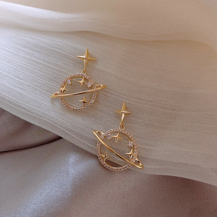 Universe Star Design Earrings, , women clothing, universe-star-design-earrings, , fairypeony