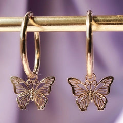 Exquisite butterfly earrings, , women clothing, exquisite-butterfly-earrings, , fairypeony
