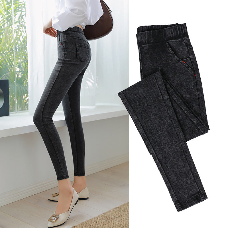 High Waist Slim Skinny Long Pants, , women clothing, high-waist-slim-skinny-long-pants, , fairypeony