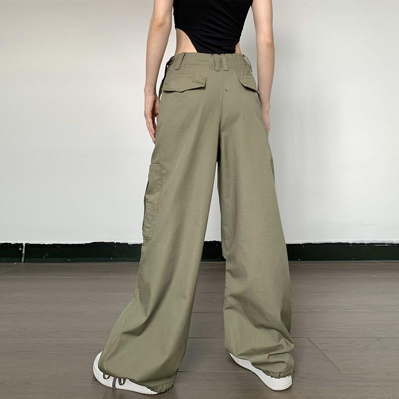 Vintage Pocket Parachute Cargo Pants - fairypeony