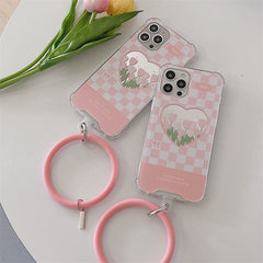 Mirror Flower Bracelet Phone Case, , women clothing, mirror-flower-bracelet-phone-case, floral, fairypeony