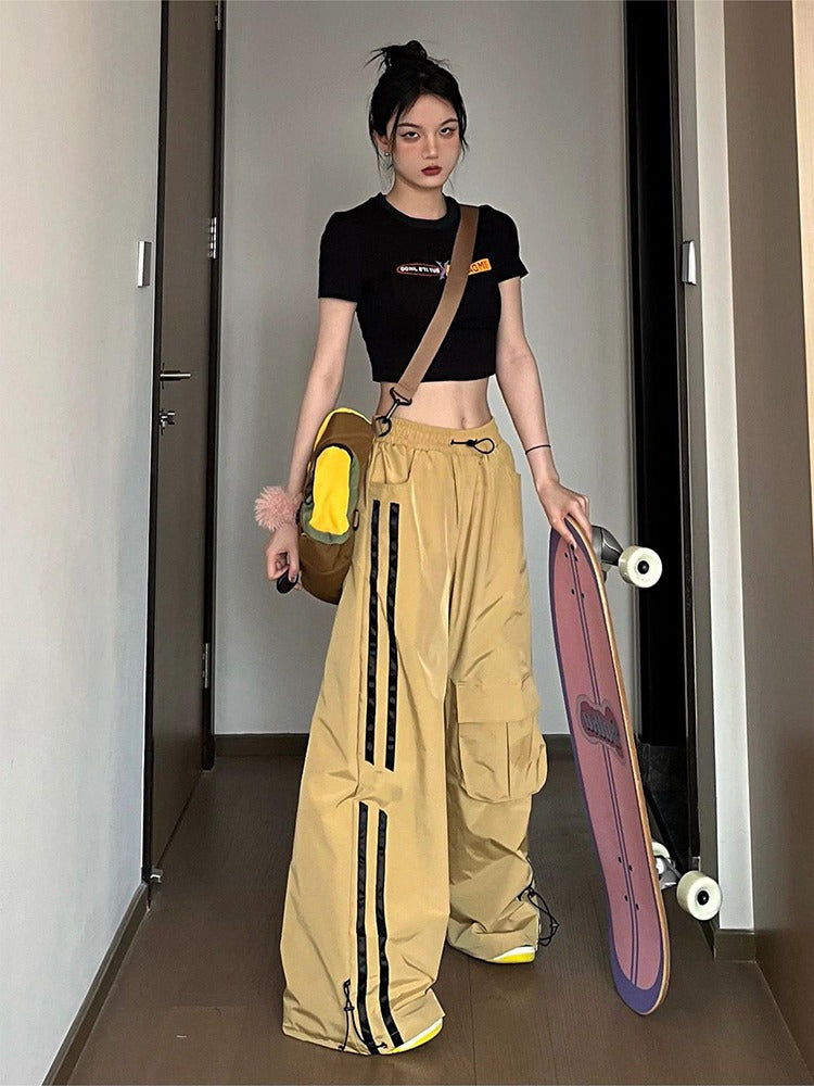 Vintage Side Stripe Sweatpants - fairypeony