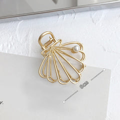 Matte metal horsetail clip, , women clothing, matte-metal-horsetail-clip, , fairypeony