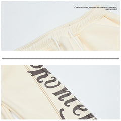 Stitch Design Logo Baggy Sweatpants - fairypeony