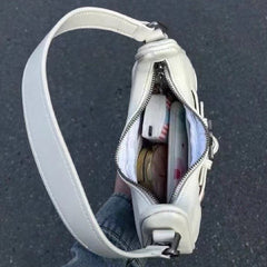 Star Embellish Pu Leather Shoulder Bag - fairypeony