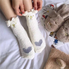 middle tube socks keep warm and thick, , women clothing, middle-tube-socks-keep-warm-and-thick, , fairypeony