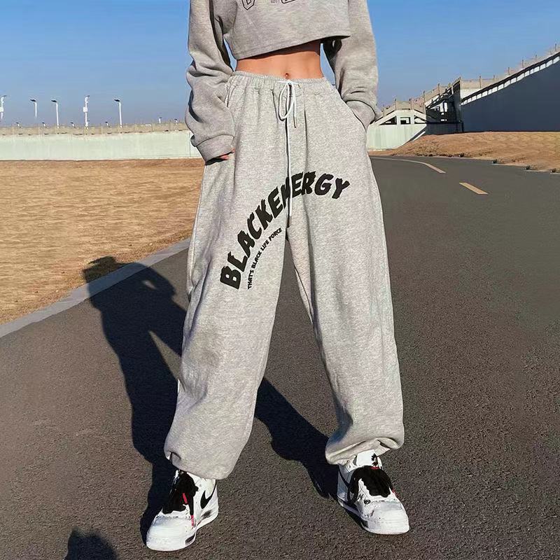 Black Energy Street Sweatpants, , women clothing, black-energy-street-sweatpants, black, grey, fairypeony