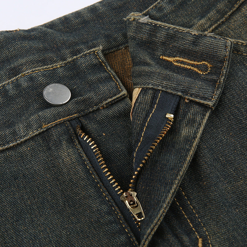 Vintage 90s Patchwork Cargo Jeans - fairypeony