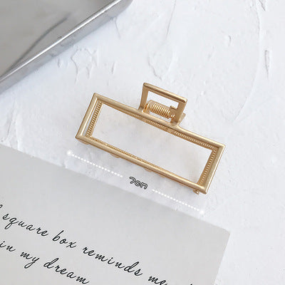 Matte metal horsetail clip, , women clothing, matte-metal-horsetail-clip, , fairypeony