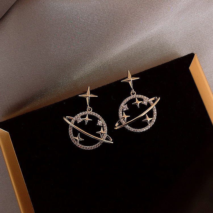 Universe Star Design Earrings, , women clothing, universe-star-design-earrings, , fairypeony