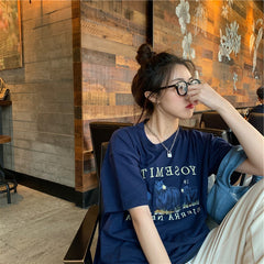 Vintage Bear Graphic Oversized Tee - fairypeony