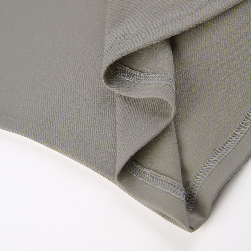 Raglan Sleeve Grunge Wing Print Crop Top - fairypeony