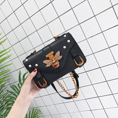 Chain female bag bee shoulder bag, , women clothing, chain-female-bag-bee-shoulder-bag, , fairypeony