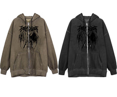 Loose Street Hoodie Sweatshirt, , women clothing, loose-street-hoodie-sweatshirt, , fairypeony