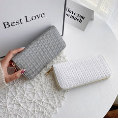 Zipped woven clutch, , women clothing, zipped-woven-clutch, , fairypeony