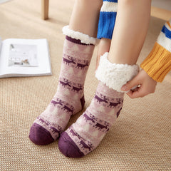 Christmas Socks Female Mid-tube Floor Socks, , women clothing, christmas-socks-female-mid-tube-floor-socks, , fairypeony