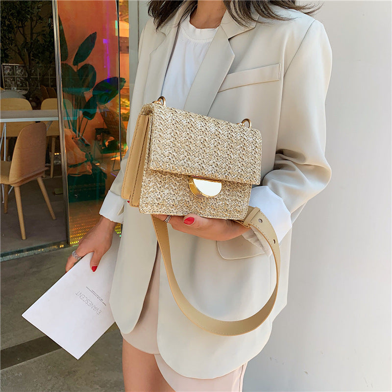 Woven small square bag, , women clothing, woven-small-square-bag, , fairypeony