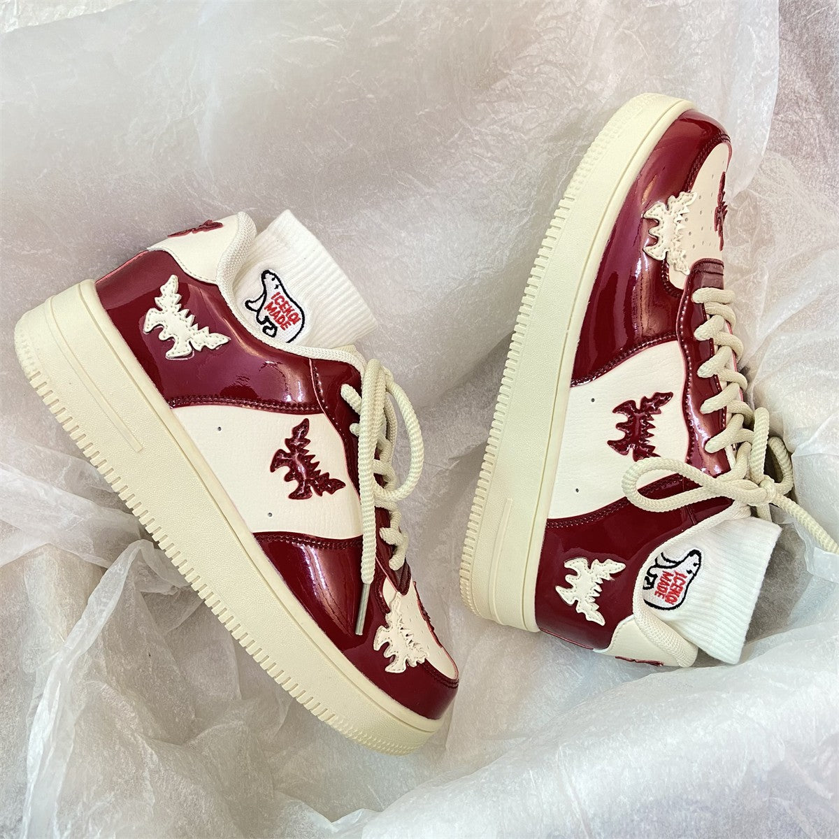 Grunge Butterfly Bat Aesthetic Sneakers - fairypeony