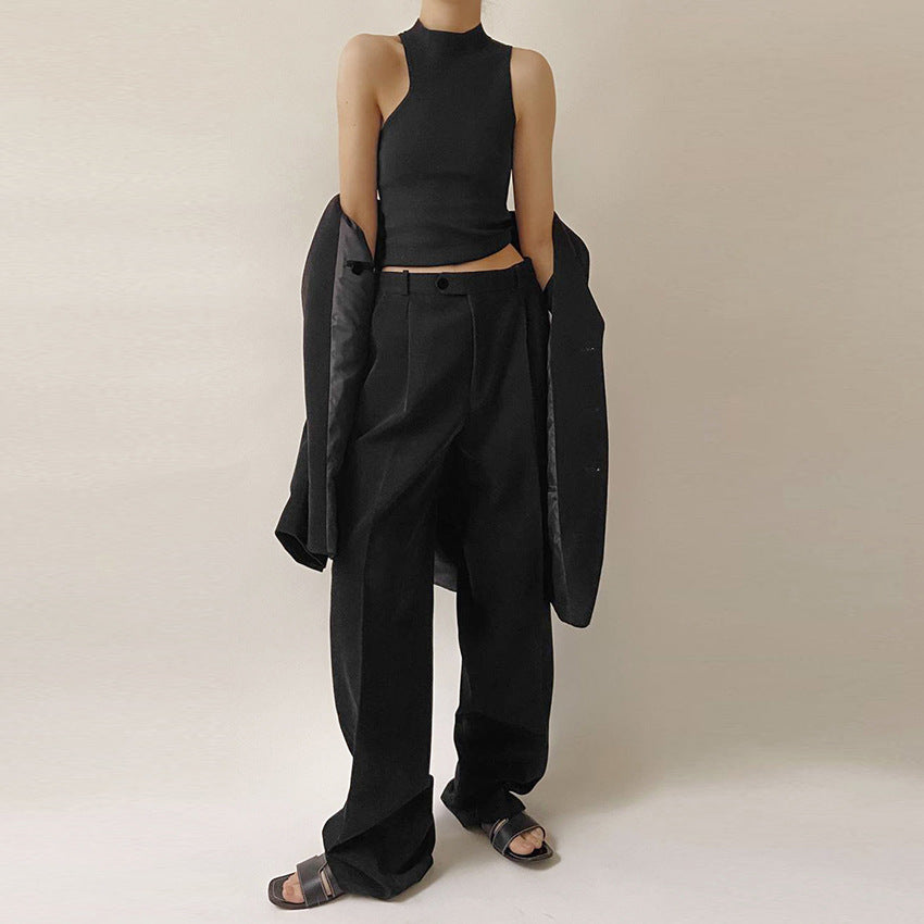 Loose Drape Commuter Simple Pants, , women clothing, loose-drape-commuter-simple-pants, , fairypeony