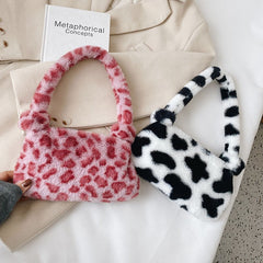 Plush Underarms One-shoulder Handbag, , women clothing, plush-underarms-one-shoulder-handbag, , fairypeony