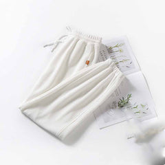 Waffle Casual Loose Harem Trousers, , women clothing, waffle-casual-loose-harem-trousers, , fairypeony