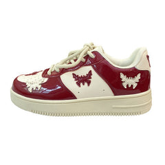 Grunge Butterfly Bat Aesthetic Sneakers - fairypeony