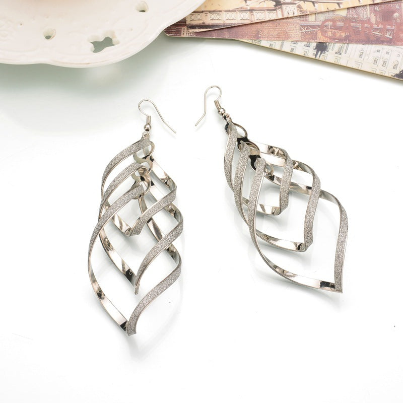 OL spiral earrings, , women clothing, ol-spiral-earrings, , fairypeony