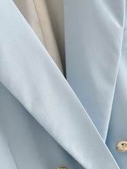 Double-breasted Suit Blazer, , women clothing, double-breasted-suit-blazer, , fairypeony