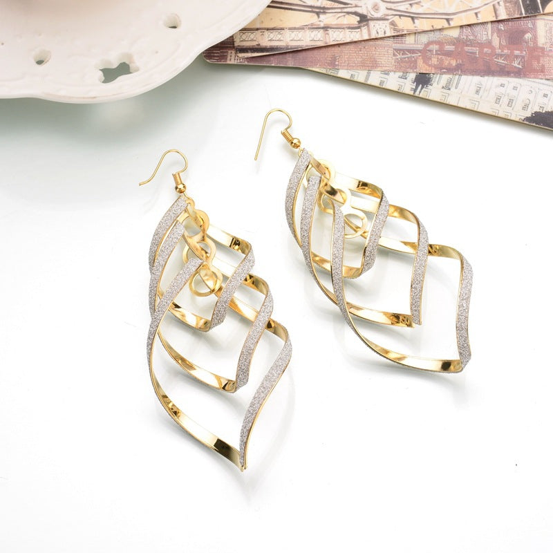 OL spiral earrings, , women clothing, ol-spiral-earrings, , fairypeony
