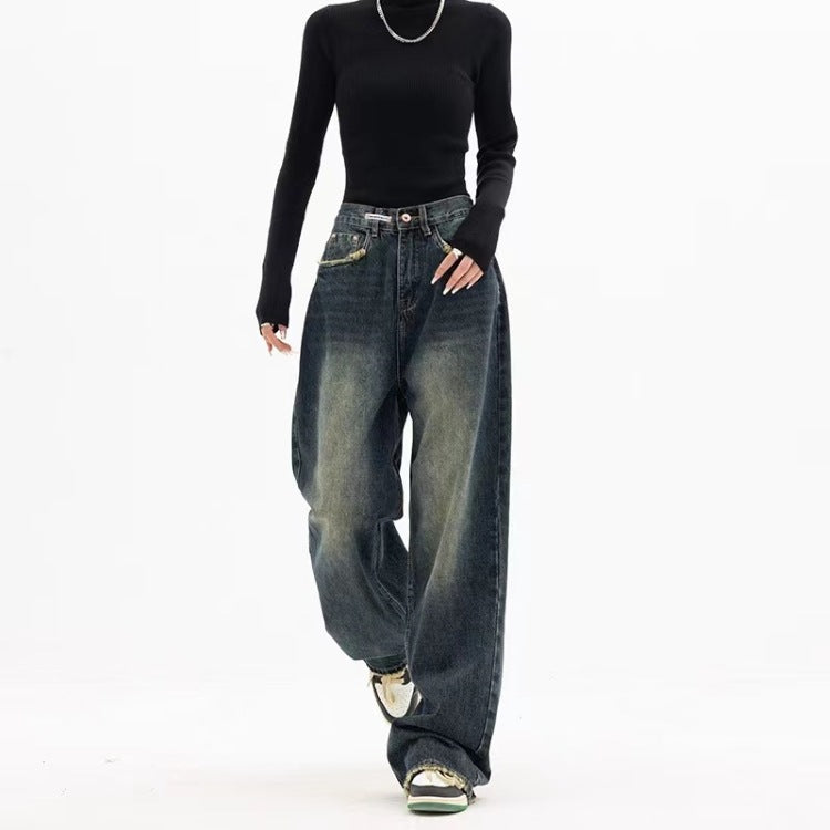 Dark Wash Vintage Baggy Boyfriend Jeans in 2023  Jeans online store,  Boyfriend jeans, Jeans material