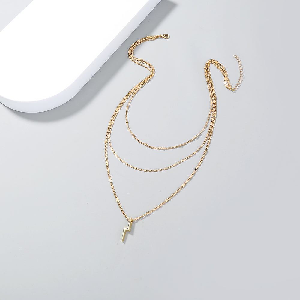 Simple Niche Design Multi-layer Necklace, , women clothing, simple-niche-design-multi-layer-necklace, , fairypeony