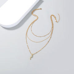 Simple Niche Design Multi-layer Necklace, , women clothing, simple-niche-design-multi-layer-necklace, , fairypeony