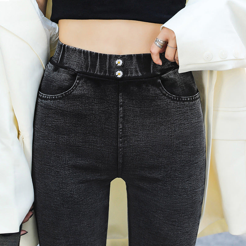 High Waist Slim Skinny Long Pants, , women clothing, high-waist-slim-skinny-long-pants, , fairypeony