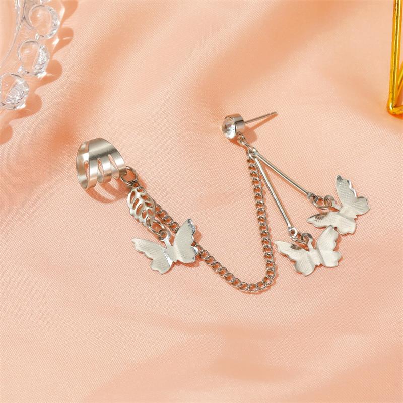 Butterfly Cold Wind All-In-One Earrings, , women clothing, butterfly-cold-wind-all-in-one-earrings, , fairypeony