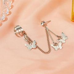Butterfly Cold Wind All-In-One Earrings, , women clothing, butterfly-cold-wind-all-in-one-earrings, , fairypeony