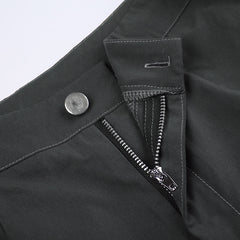 Patchwork Baggy Parachute Cargo Pants - fairypeony